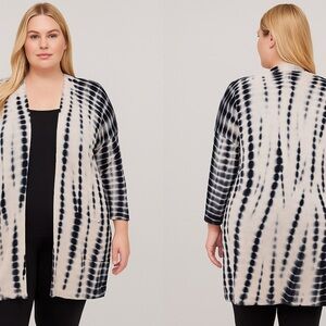 Torrid Tie-Dye Open Front Cardigan | Size 4
